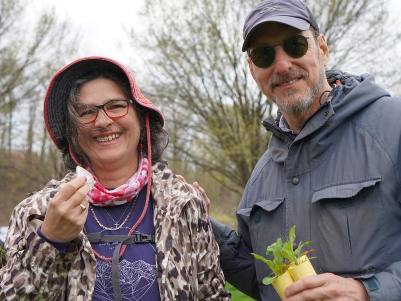 ice cream and native plants