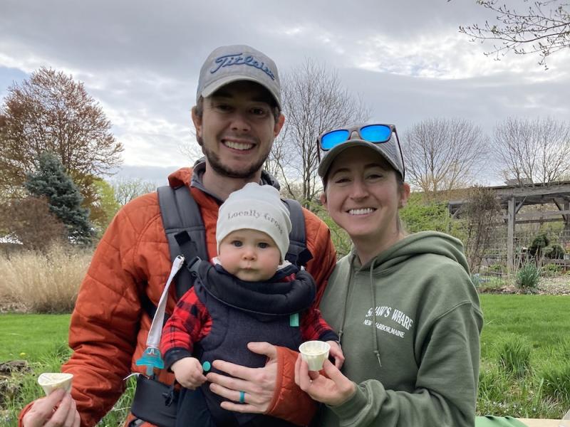 event participants and ice cream