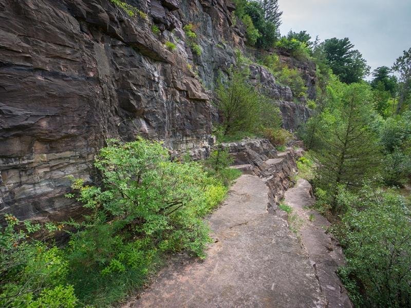 Redstone Quarry wall