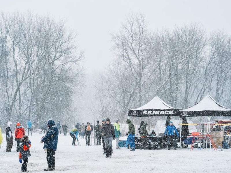 Skiiers at Wintervale