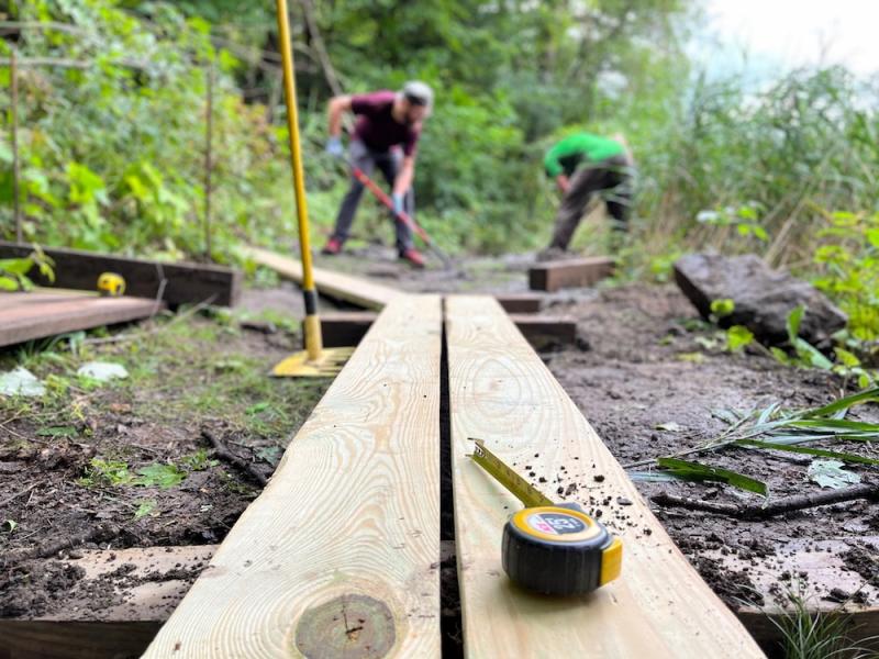 salmon hole work day