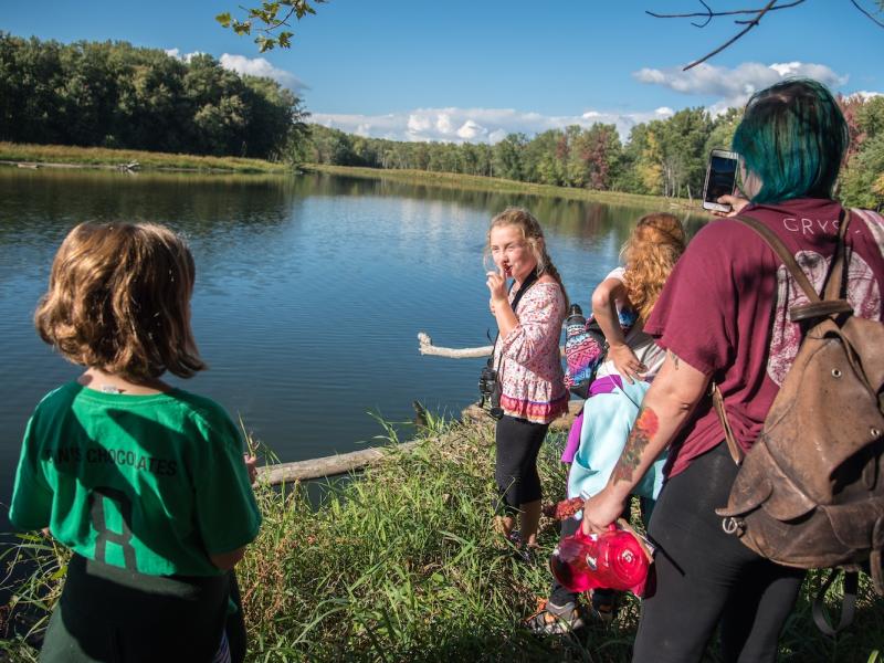 The bend of the Winooski river at Derway Island