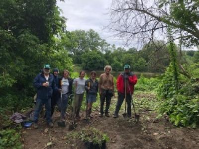 Volunteers at Intervale Center