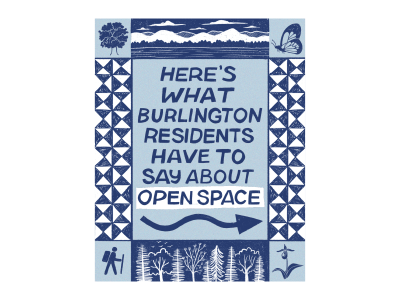 here's what Burlington residents had to say about open space