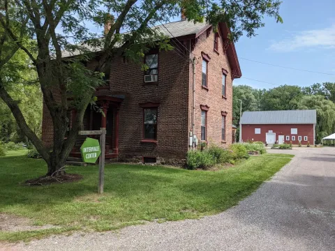 Main entrance to the Intervale Center